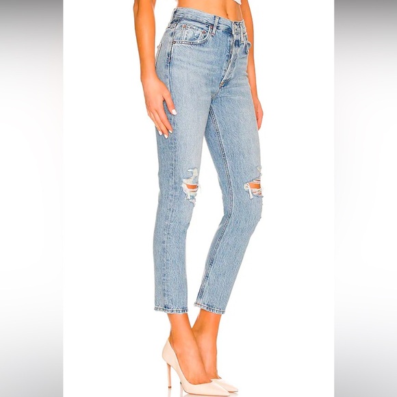 AGOLDE Riley High Rise Straight Crop Jean - Picture 2 of 9